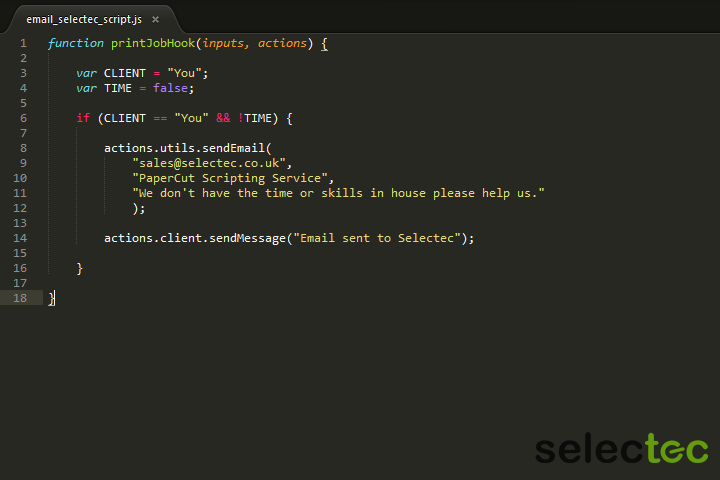 print scripting services