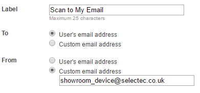 From Address changes