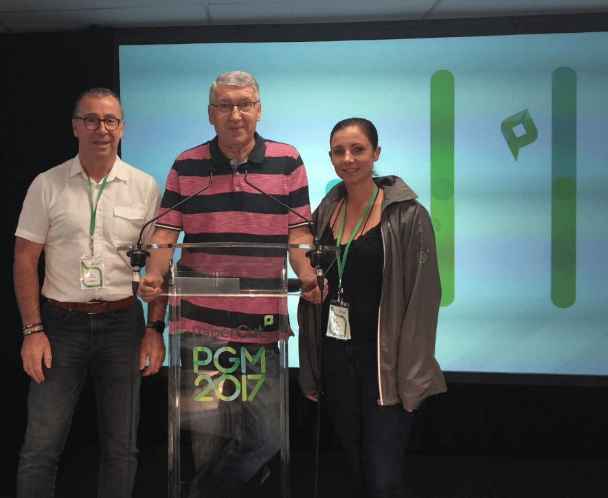 The PGM Team (Mike, Paul, Sian)