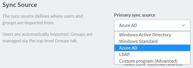 Azure AD user sync