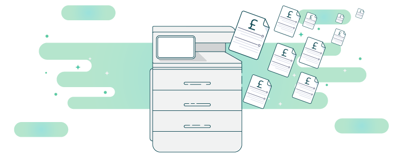 Printer saving money with PaperCut