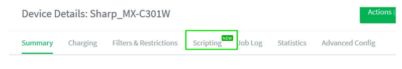 Device Scripting