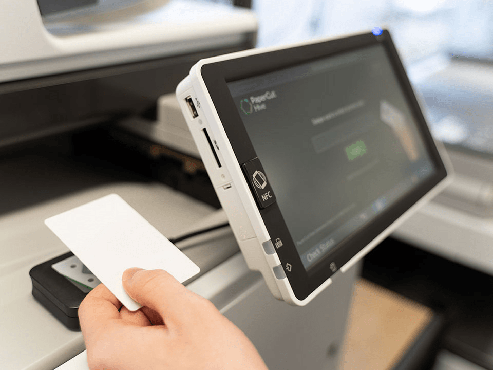 Card Release At A Copier