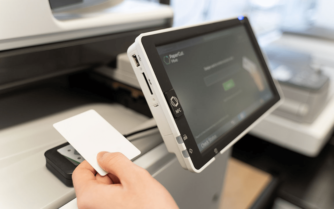 Card Release At A Copier