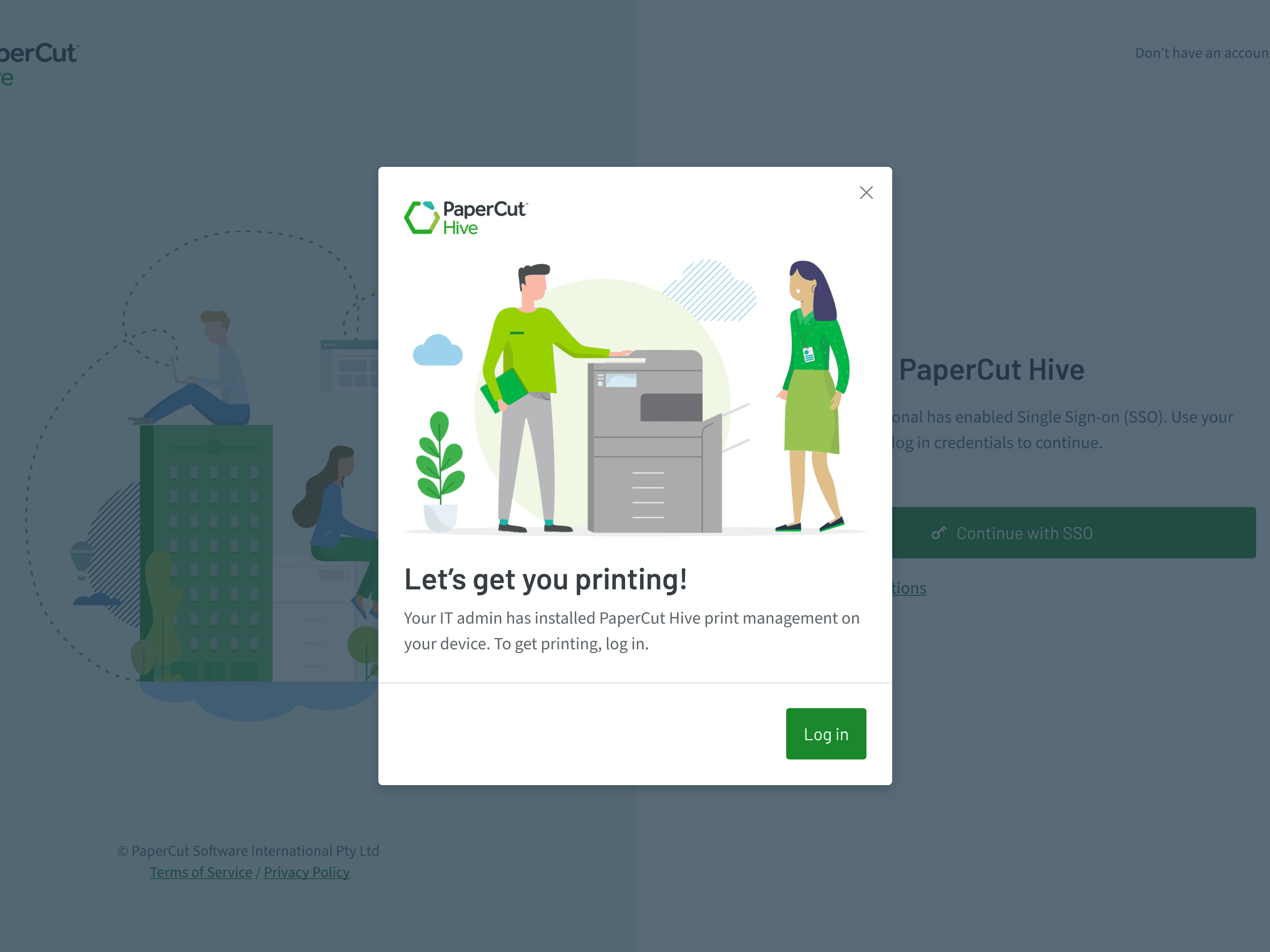 Authenticate On Print