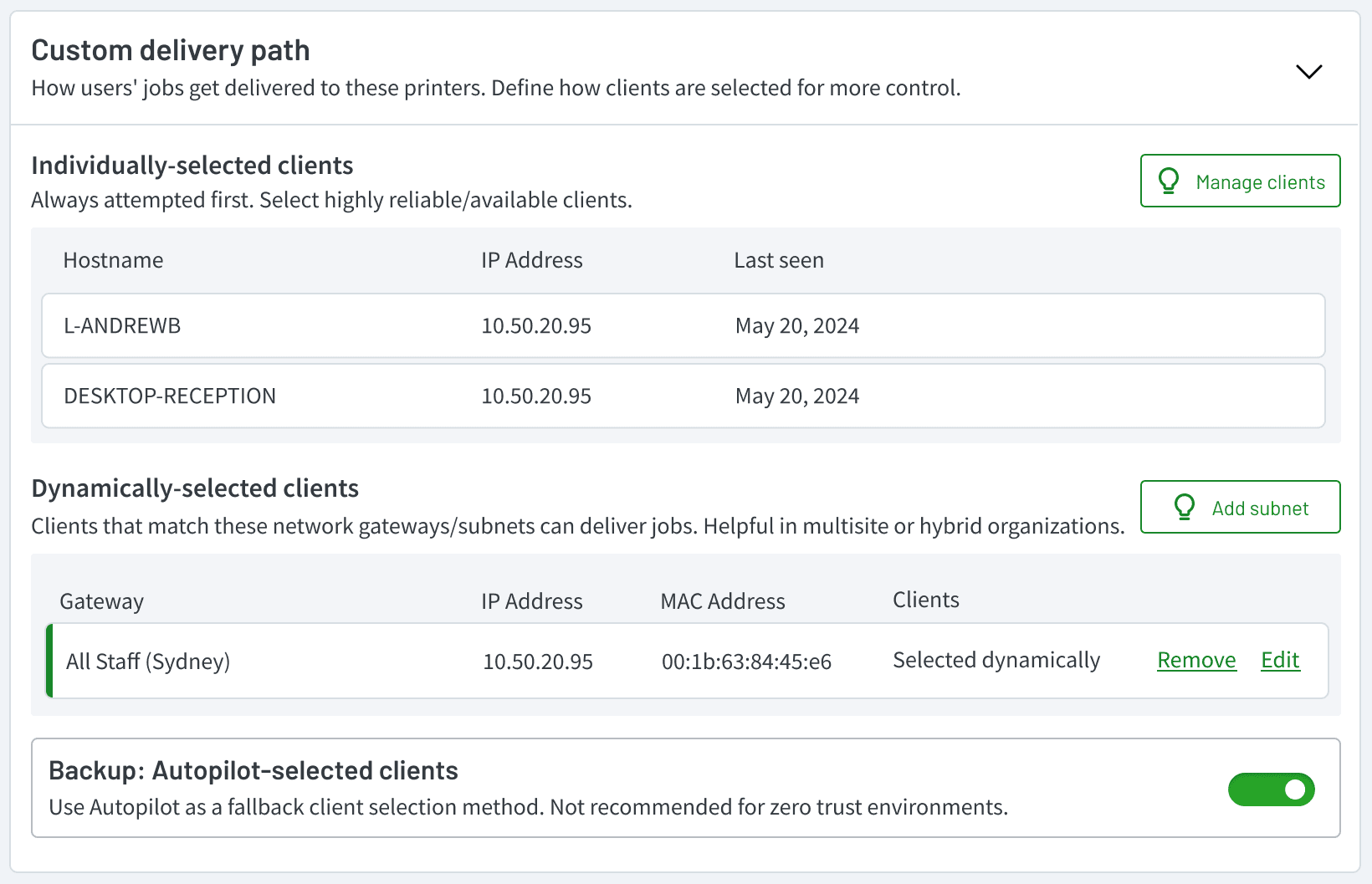 PD Profiles